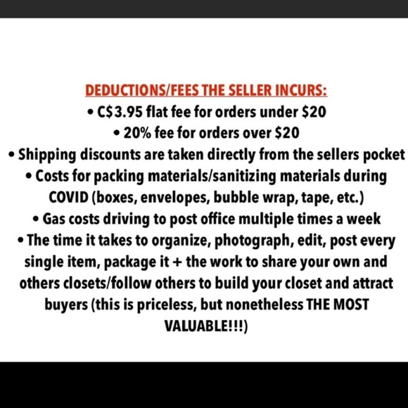 Poshmark Fee Chart:) - Picture 5 of 8